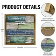 thumbnail image 5 of Eveokoki Laundry Prayer Sign 8x8 Inch, Rustic Farmhouse Decor Home Sign, Wall Decorations Living Room, Modern Farmhouse Wall Decor, Laundry Sign and Laundry Room Decor with Solid Wood Frame, 5 of 5