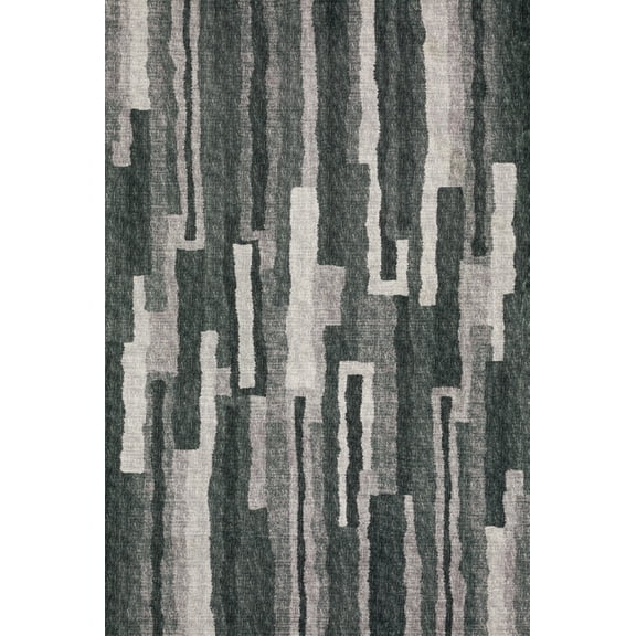Dalyn Brisbane Area Rug BR7 Br7 Midnight Midnight Bars Banded 2' 3" x 7' 6" Rectangle