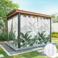thumbnail image 6 of Outdoor Curtains for Patio Waterproof, Palm Leaves Tropical Outdoor Privacy Panels Grommet, Green Botanical Summer Blackout Outside Curtains for Porch/Cabana/Pergola/Gazebo 54"x108", 1 Panel, 6 of 8