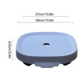 thumbnail image 2 of Tray Movable Flower Pot Bottom Support Plant Stand Plastic With Brake Removable Gardening Round Water-receiving Chassis, 2 of 6