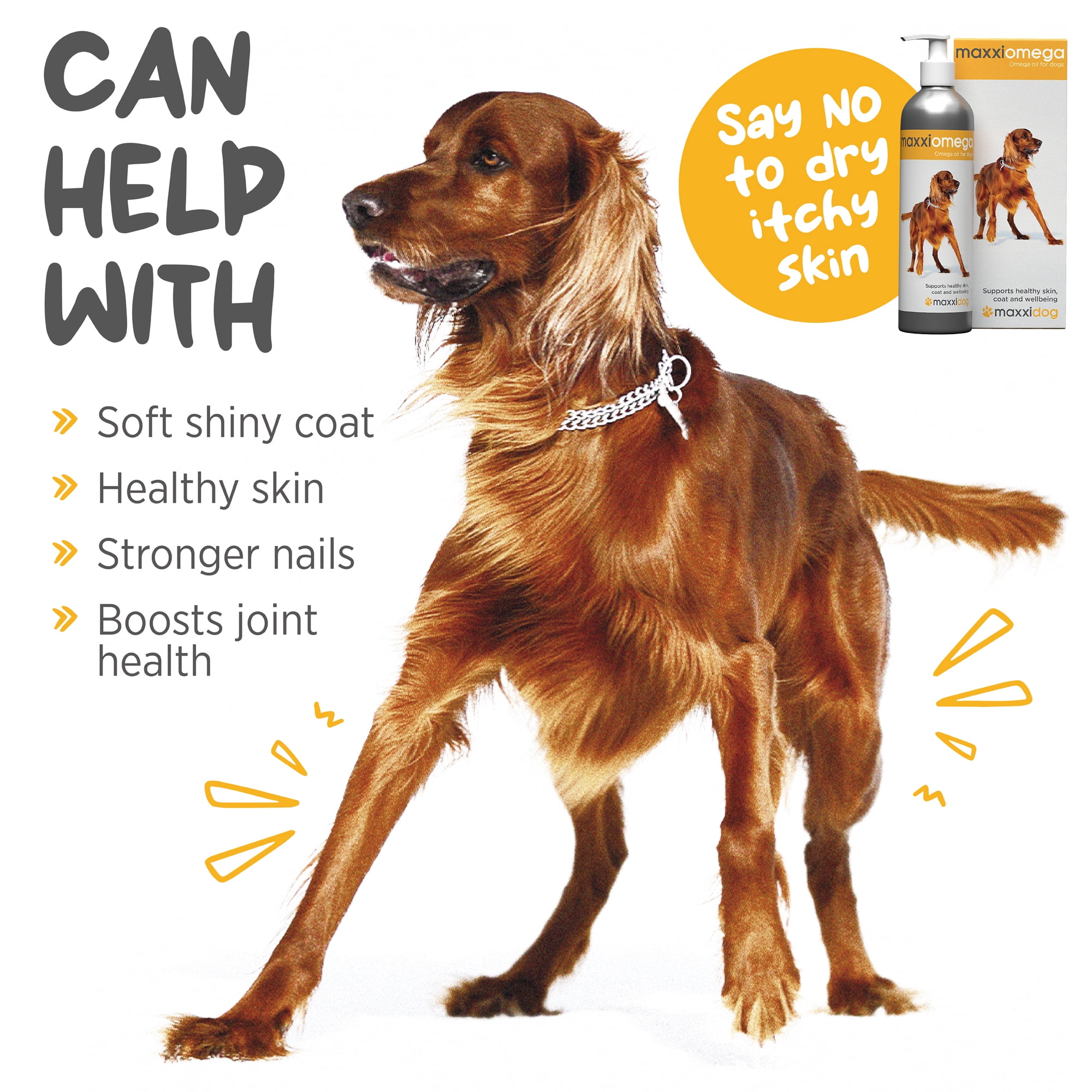 maxxiomega Omega 3, 6 & 9 Oil Supplement - Skin & Coat Support for Dogs, 10oz