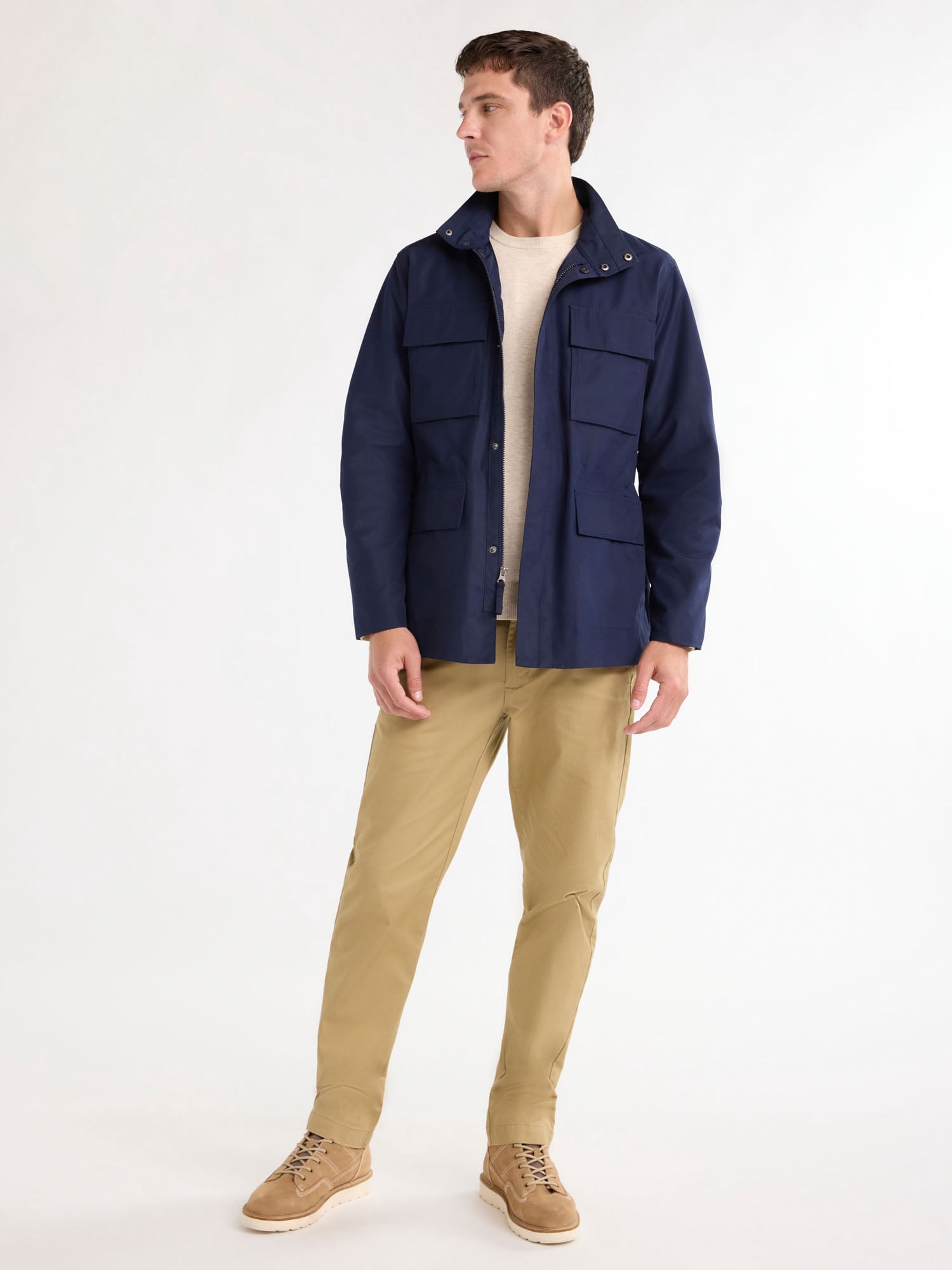 Free Assembly Men’s Utility Jacket, Sizes XS-3XL