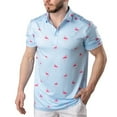 thumbnail image 1 of Uther Mens Golf Polo Moisture Wicking Quick-Dry Short Sleeve Shirt with Fashionable Designs for Men, 1 of 3