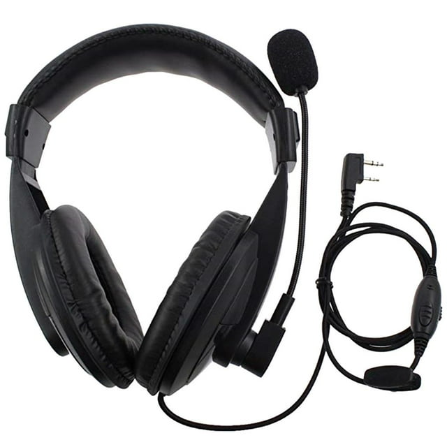 lionlar Professional Noise Cancelling Overhead Headphone Headset w/ Mic FOR Baofeng
