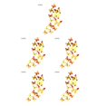 thumbnail image 3 of facefd 1/2/3/5 TureClos 12pcs Wall Stickers PVC Simulation Insect Wall Decals Waterproof Wallpapers for Home Decoration Yellow 5PCS, 3 of 6