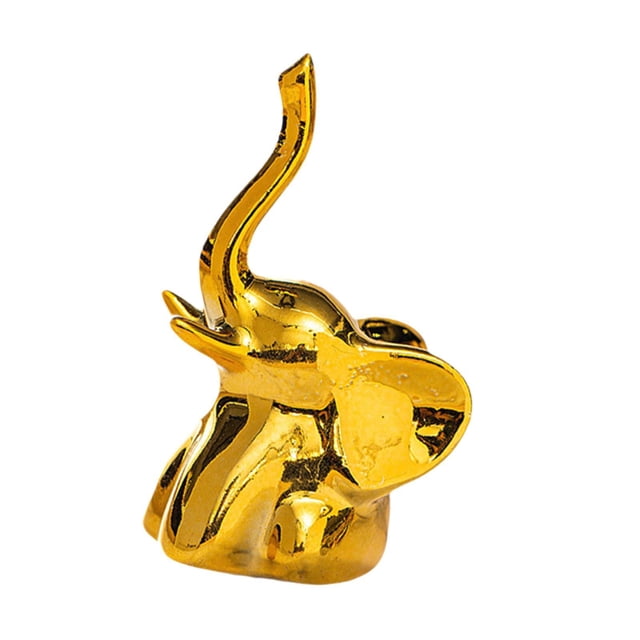 Estatua de cerámica decorativa, pequeña estatua para estantería o chimenea. 45x4x92 cm