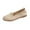 Beige, variant on Xfvqtps Womens Knit Slip on Sandals Breathable Round Toe Casual Shoes Lightweight Comfortable for Walking Outings Beige