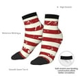 thumbnail image 6 of Naloa Vintage American Flag Ankle Socks for Women Non Slip Socks No Show Socks Classic Low Cut Casual Socks Casual Socks, 6 of 7