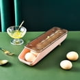thumbnail image 2 of Panier de Rangement Boîte à Ufs Roulant Automatique Multicolore Conteneur de Finition Fine Gadget de Cuisine Grande Capacité Conteneur Empilable pour Ufs Rose, 2 of 9