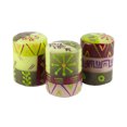 thumbnail image 2 of Hand Painted Candles in Kileo Design (box of three) Nobunto, 2 of 2
