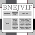 thumbnail image 6 of Oval Tablecloth Black And White Checkered Tablecloth, Modern Plaid Oval Tablecloth, Checkered Tablecloth, Indoor/Outdoor Waterproof Wrinkle Free Durable Gingham Tablecloth For Oval Tables 60 X 120 In, 6 of 6