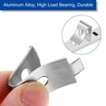 thumbnail image 3 of Uxcell 20 Pcs Shelf Bracket Clips, Cabinet Shelf Clips Shelving Clips, Adjustable Shelf Brackets Shelf Support Clips for Kitchen Shelving Wire Rack, Metal Alloy Silver, 3 of 6