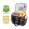 thumbnail image 2 of FORMRS Insulated Cooler Bag 24 Cans Capacity Soft Leakproof Lunch Box with Side Pockets, Christmas Berries, 2 of 7