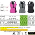 thumbnail image 2 of COMFREE Sweat Waist Trainer Cincher Corset for Women Weight Loss Neoprene Sauna Suit Tank Top Zipper Vest Workout Compression Sport Girdle, 2 of 7