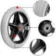 thumbnail image 4 of 2pcs 6 Inch Wheelchair Replacement Rubber Wheel Wheels Rollator Non-slip Replacement Casters Casters Wheels Wheelchair Replacem, 4 of 5