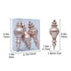 thumbnail image 3 of Juego de 3 adornos para árbol de Navidad | Colgantes navideños de forma irregular para decorar | Accesorios de decoración festiva para el hogar y fiestas, 3 of 8