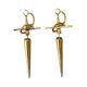 thumbnail image 3 of Pendientes góticos jinwen Vintage Punk joyería para Mujeres y hombres oro 5 cm, 3 of 8