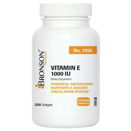 Bronson Vitamine E 1000 UI, 250 Gélules