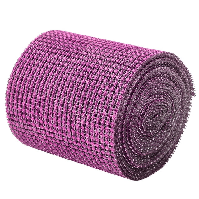 Thickened Electroplating, 24 Rows Rhinestone Ribbon, Yard Length, Perfect for Wedding Clothing Decoration