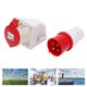 thumbnail image 1 of Enchufe Industrial, Conector Industrial IP44 Impermeable 32A Montado En Superficie 3P+E 380-415V Para Sitios De Construcción Para Fabricación Industrial, 1 of 7