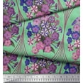 thumbnail image 2 of Soimoi Rayon Fabric Geometric & Flower Artistic Print Fabric by The Yard 56 Inch Wide, 2 of 3