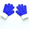 thumbnail image 2 of Krdevn Children Kids Magic Winter Gloves Colorblock Full Finger Warm Knitted Gloves, 2 of 2
