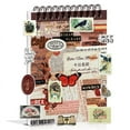 thumbnail image 1 of Vintage Stickers for Scrapbooking, 50 Sheets Precut Washi Stickers Book for Journaling, Junk Journal Supplies B, 1 of 8