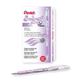 thumbnail image 1 of Bolígrafo de gel Pentel Sunburst metálico con punta de 0,8 mm, tinta violeta x12, 1 of 6
