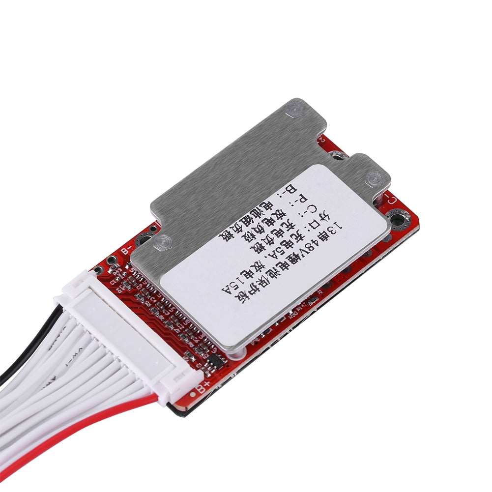 Fafeicy 24V 20A 7S L-ithium Li-ion 18650 Battery BMS Protection Board Stable Protective Functions for Charging and Discharging with Balancing 