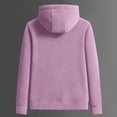 thumbnail image 3 of Men's Winter Solid Color Thickened Fleece Double-sided Rocking Hooded Padded Sweater Jacket, 3 of 8