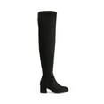 thumbnail image 2 of BURUDANI Women's Over The Knee Thigh High Chunky Heel Boots Long Stretch Sexy Fall Boots, 2 of 6