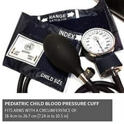 EMI Pediatric Aneroid Sphygmomanometer Blood Pressure Monitor with CHILD Sized Cuff and Carrying Case EBC-215