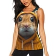 thumbnail image 1 of Fotbe Modern Yellow Sweater Guinea Pig Blusas Sin Mangas para Mujer – Estilo Casual, Corte Suelto, Slim-Fit, Cuello Redondo Deportivo, Tops de Verano para Gimnasio y Yoga-XX-Large, 1 of 7