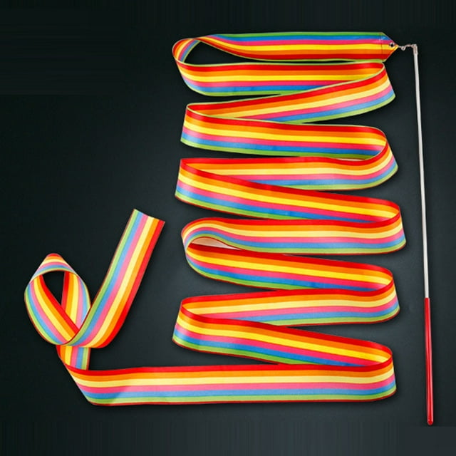 Big Savings Iumwxz Children's Rhythmic Gymnastics Ribbon Dance Stick Props Ribbon Travel Essentials Tailgating Hiking Essentials