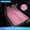 Pink, variant on Road Comforts Rubber Car Floor Mat, Pink Car Mats Full Sets Anti-Slip,All Weather Anti-Slip Automotive Floor Mat, Easy-Clean Universal Fit Interior Protection,Purple