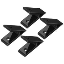 Uxcell 4Pack 45 Degree Angle Aluminum Profile Corner Brackets Joint Connectors for 3030 Series (Black)
