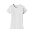 thumbnail image 5 of Port & Co Adult Female Women Plain Short Sleeves T-Shirt White 3X-Large, 5 of 6