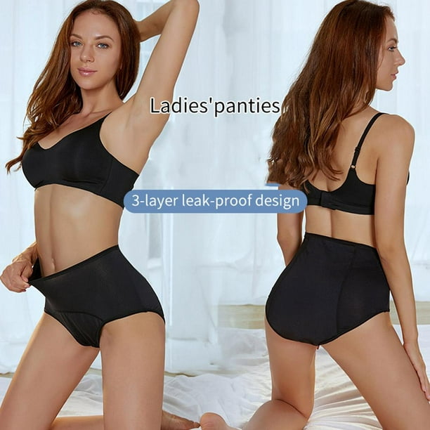 Leakproof Underwear for Womens Incontinence,Leak Proof Protective Pants Pa  Y8T3