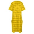 thumbnail image 4 of yellow brick Loose Pocket Dress women"s clothing summer 2025 novelties Women"s long dress elegant party dress for women 2025, 4 of 6
