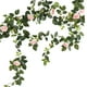 thumbnail image 4 of Guirnalda de rosas artificiales colgantes de seda con flores artificiales Rosa claro, 4 of 9