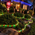 Tringa Color Rope Light Red And Green Solar Rope Lights 66ft 200 Ledmas String Light 8 Modes ...