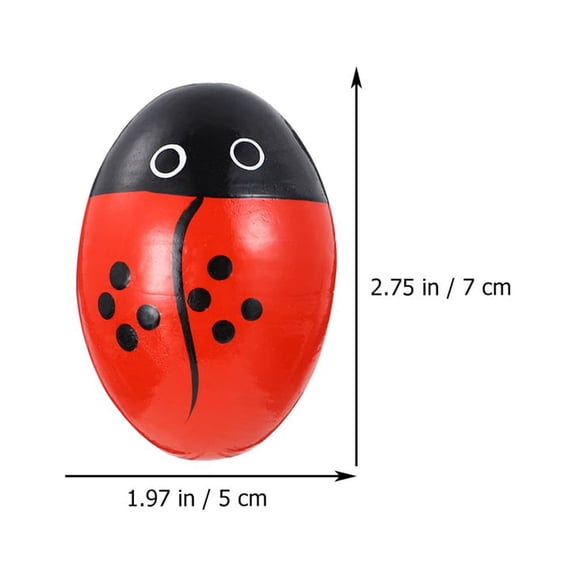 6 Pcs Egg Shaker Toys Percussion Music Eggs Shakers Wood Craft Easter Wooden Musical