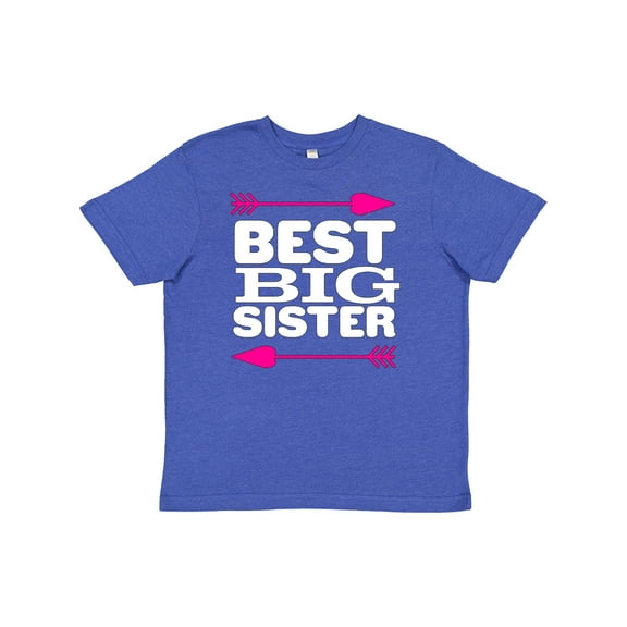 Inktastic Best Big Sister Youth T-Shirt