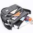 thumbnail image 6 of Oxford Cloth Big Sling Bag, Waterproof Crossbody with Earphone Hole, Blue Black Gray Army Green, 10.24x8.27x3.54in, Unisex, 6 of 6