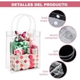 thumbnail image 3 of 30 Pzs Bolsas de Regalo Transparente de PVC, Bolsas de Plástico Reutilizable con Asas, para Fiestas, Compras, Bodas, Regalos de Navidad, 3 of 4