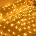 thumbnail image 2 of Led String Lights Net Mesh Lights 8 Modes 5ft x 5ft 96 Led Expandable Christmas Net Lights for Christmas Wedding Party Home Garden Lawn Bushes Indoor Outdoor Decor(Warm White), 2 of 5
