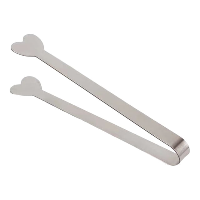 Decodeary Food Tongs Stainless Steel Party Serving Kitchen Clips Household Buffet Reusable Washable Outdoor Restaurant Tong Type 5 1Set