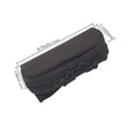 thumbnail image 2 of Nylon Hard Shell Eyeglass Case - Protective Eyewear Storage With Carabiner Clip, Durable Black Design - For Reading Glasses, Sunglasses, Travel, Daily Use, 2 of 5