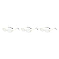 thumbnail image 1 of Baohd Cadre en Métal Haute Définition pour Femmes Élégant et Résistant Rectangle Femmes Antirouille Blanc 3ensemble, 1 of 6
