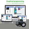 thumbnail image 2 of 52Pi DeskPi MicroCar Kit Compatible with Micro Bit V2, DIT Coding Robot Car Kit, STEM Educational Project for School and Home, Graphical Makecode Coding Car with Tutorial (Without Micro:bit), 2 of 9